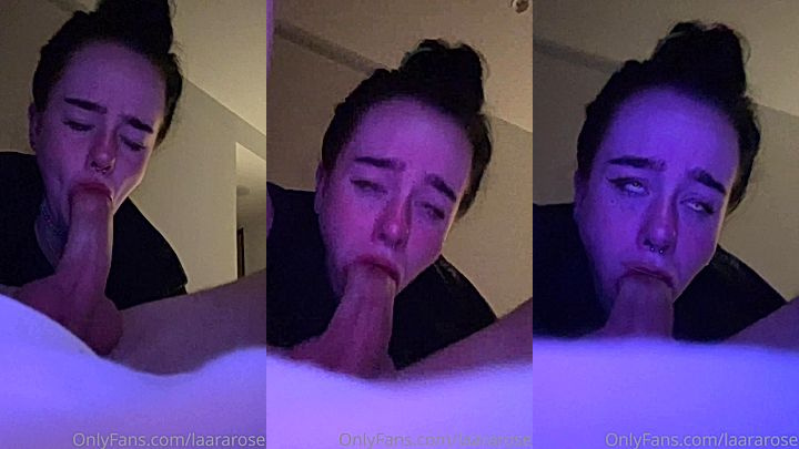 Goth Teen Whore Lara Rose Leaked Blowjob Mouth Fucked FULL VIDEO