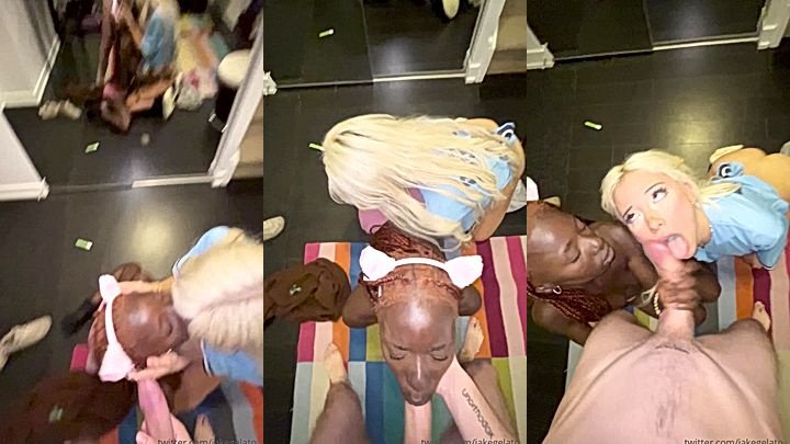 Black And Asian Slut Waifumiia Leaked Sucking White Cock