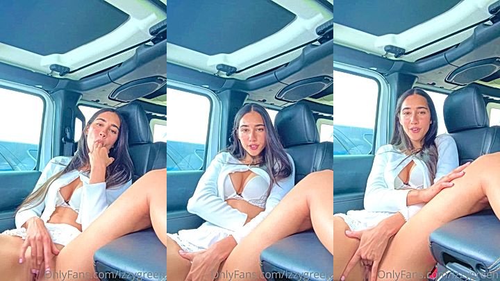 Izzy Green Masturbation In A Car FULL VIDEO